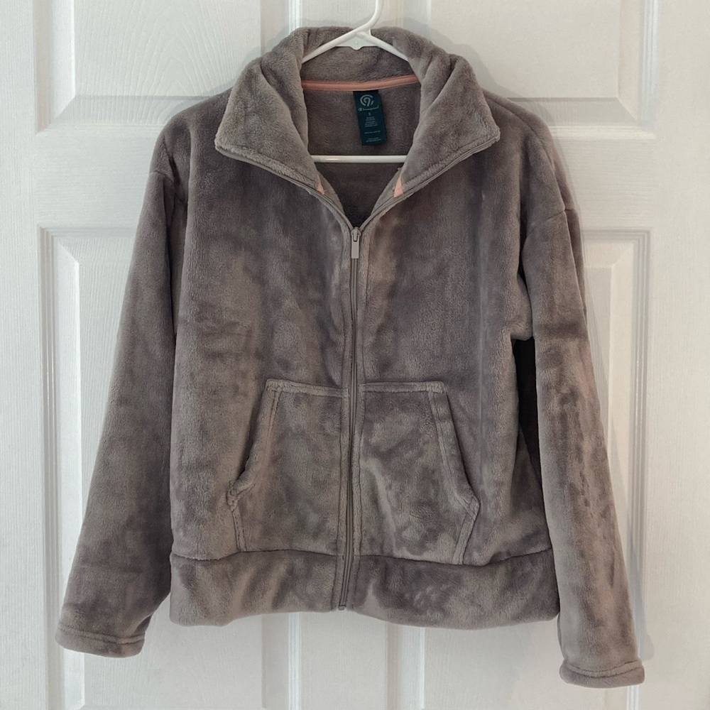 Champion Teddy Jacket, women’s S, grey/lavender